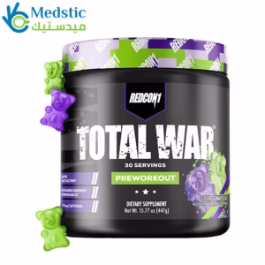 توتال وار مكمل قبل التمرين سريع المفعول – REDCON1 Total War Pre Workout Powder, Sour Gummy Bear, 447g 30 Serving توتال وار مكمل قبل التمرين سريع المفعول – REDCON1 Total War Pre Workout Powder, Sour Gummy Bear, 447g 30 Serving
