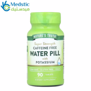 دواء مدرات البول لدعم توازن السوائل في الجسم | super strength caffeine free water pill with potassium 90 tablets, Nature's truth دواء مدرات البول لدعم توازن السوائل في الجسم | super strength caffeine free water pill with potassium 90 tablets, Nature's truth