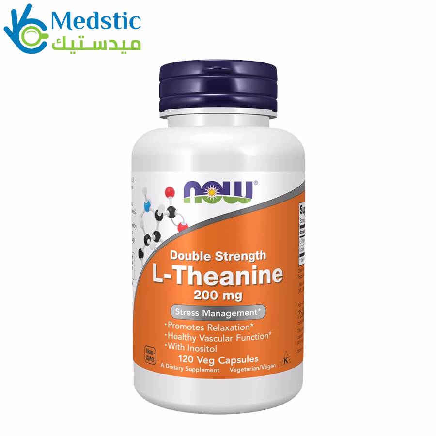L-Theanine 200 mg, 120 capsules, now foods L-Theanine capsules
