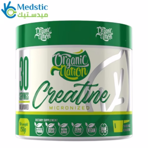 مسحوق كرياتين مونوهيدرات لتقوية صحة الرياضيين – Micronized Creatine Monohydrate, 30Serv.-150G, Organic Nation مسحوق كرياتين مونوهيدرات لتقوية صحة الرياضيين – Micronized Creatine Monohydrate, 30Serv.-150G, Organic Nation