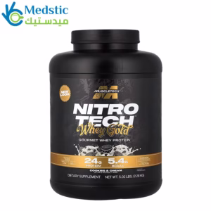 Muscletech Nitro Tech Whey Gold, 2.28 kg, Gourmet Whey Protein, Cookies and Cream Muscletech Nitro Tech Whey Gold, 2.28 kg, Gourmet Whey Protein, Cookies and Cream