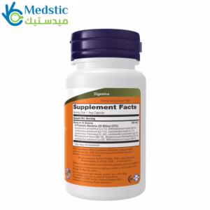 بروبيوتيك اقراص لدعم صحة الجهاز المناعي والجهاز الهضمي - probiotic 10 25 billion 50 veg capsules, Now Foods بروبيوتيك اقراص لدعم صحة الجهاز المناعي والجهاز الهضمي - probiotic 10 25 billion 50 veg capsules, Now Foods