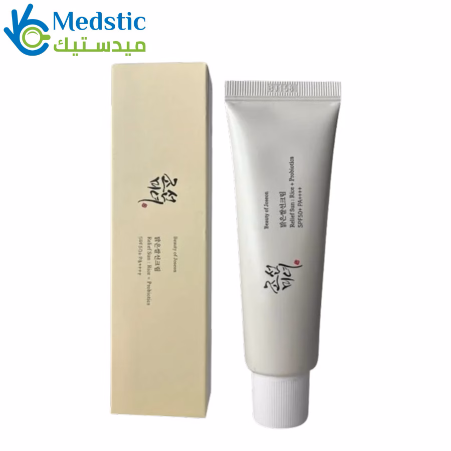 واقي شمس جونسون لترطيب البشرة وحمايتها من أشعة الشمس – Beauty of Joseon Sunscreen SPF50+ Relief Sun : Rice + Probiotics 50Ml واقي شمس جونسون