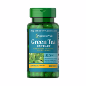 الرئيسية حبوب الشاي الاخضر للتخسيس puritan's pride green tea extract 315 مجم 100 كبسولة