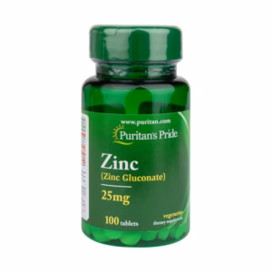 حبوب زنك جلوكونات لعلاج نقص الزنك في الجسم 100 كبسولة puritan’s pride zinc gluconate
