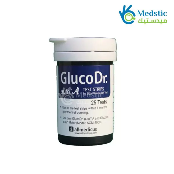 جهاز جلوكو دكتور فاين لقياس السكر في الدم Gluco Dr Fine Test Blood Glucose Monitor