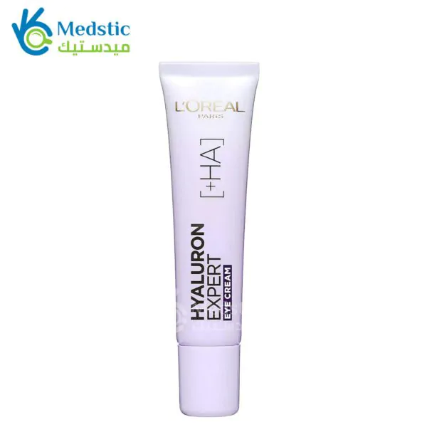 ⁦كريم هيالورون اكسبيرت لوريال كريم عناية لمحيط العين l'oreal eye cream hyaluron expert 15ml⁩ - الصورة ⁦3⁩