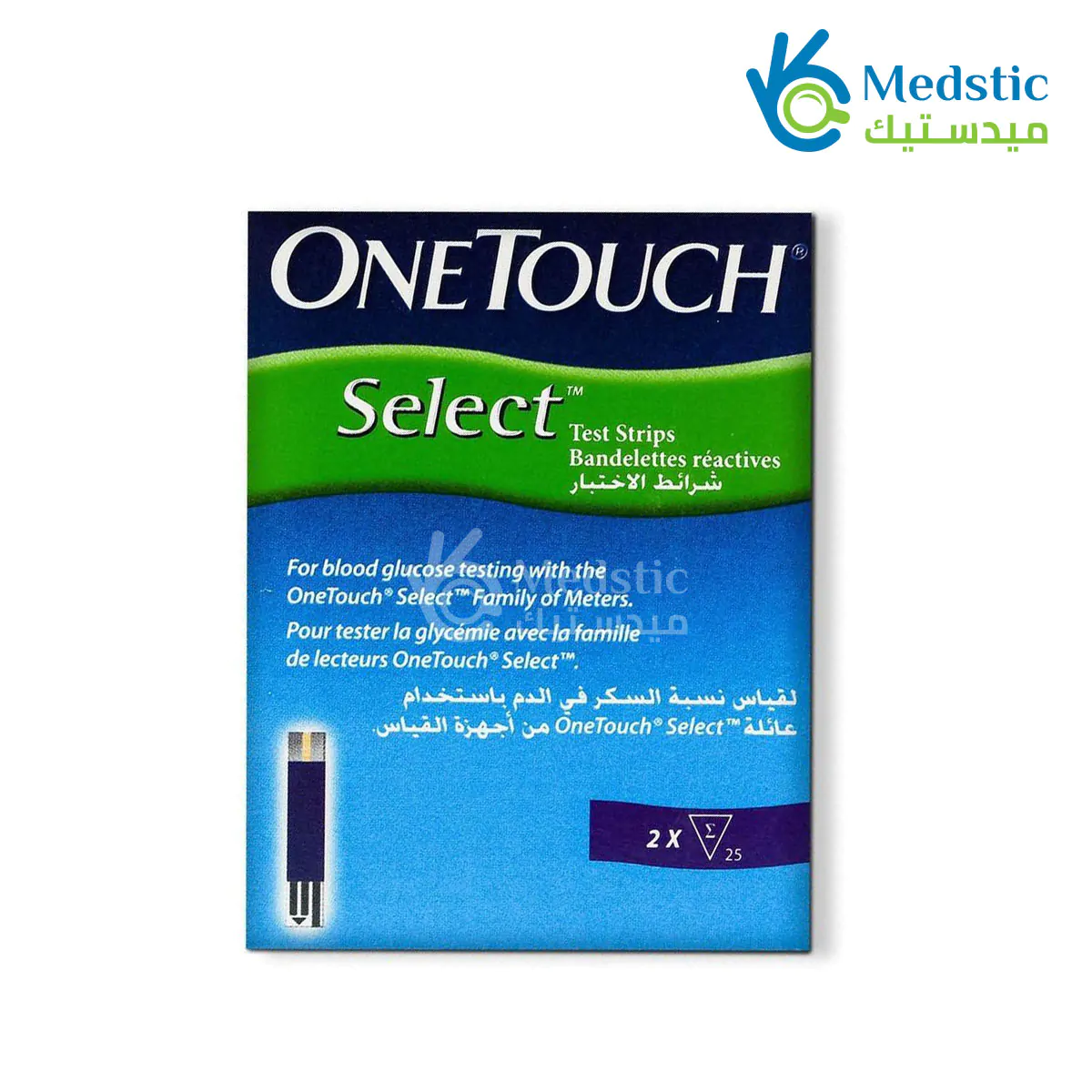 One Touch Select Test Strips To Measure Blood Glucose