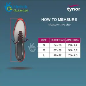 Tynor toe separator sizes