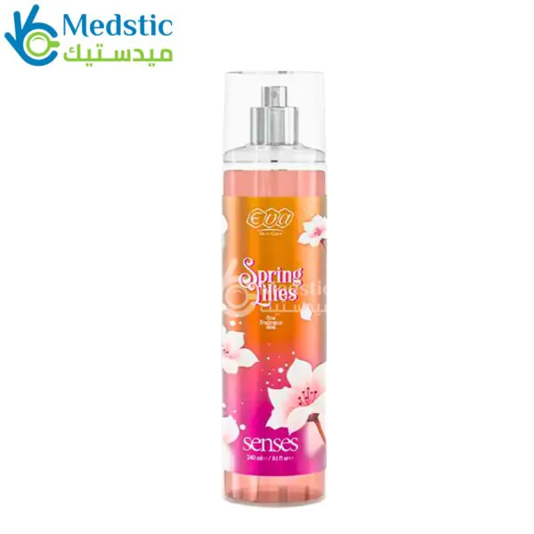 Body Mist Spray Eva Skin Care Senses Spring Lilies 240ml