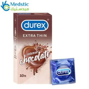 Durex Extra Safe Extra Thin Intense Chocolate Flavoured Condoms for Men 10 Condoms