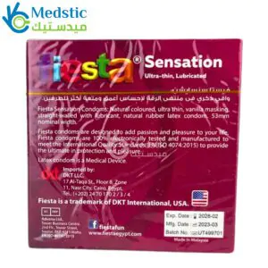 Fiesta Sensation Ultra Thin Condoms Condoms that feel like skin ingredients