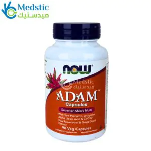 حبوب ادم مالتي فيتامين للرجال من ناو فودز 90 كبسولة نباتية ADAM Superior Men's Multi NOW Foods